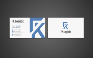 FK Logistic businesscard project | Diseño de Tarjeta de Presentación por chandrayaan.creative