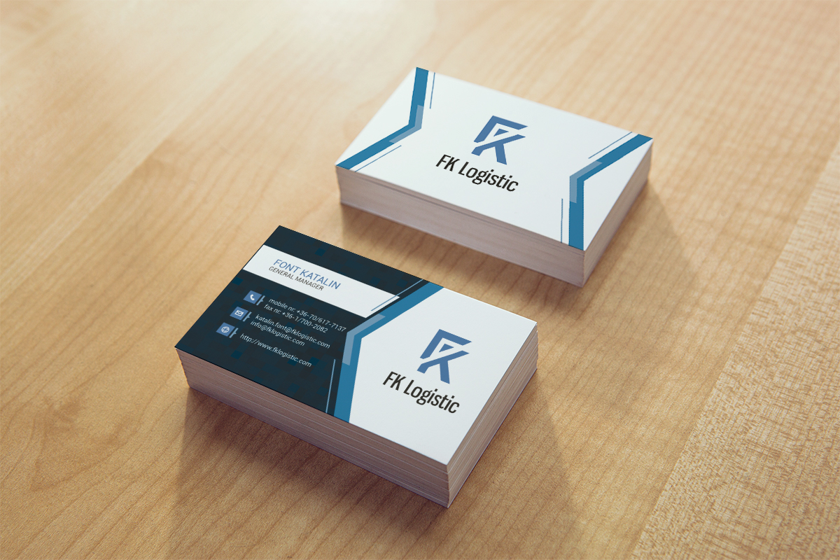 Business Card Design by isabel.paoli for FK Logistic Hungary Kft | Design #8404802