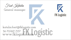 Diseño de Tarjeta de Presentación por lwissitoon para FK Logistic Hungary Kft | Diseño #8409028