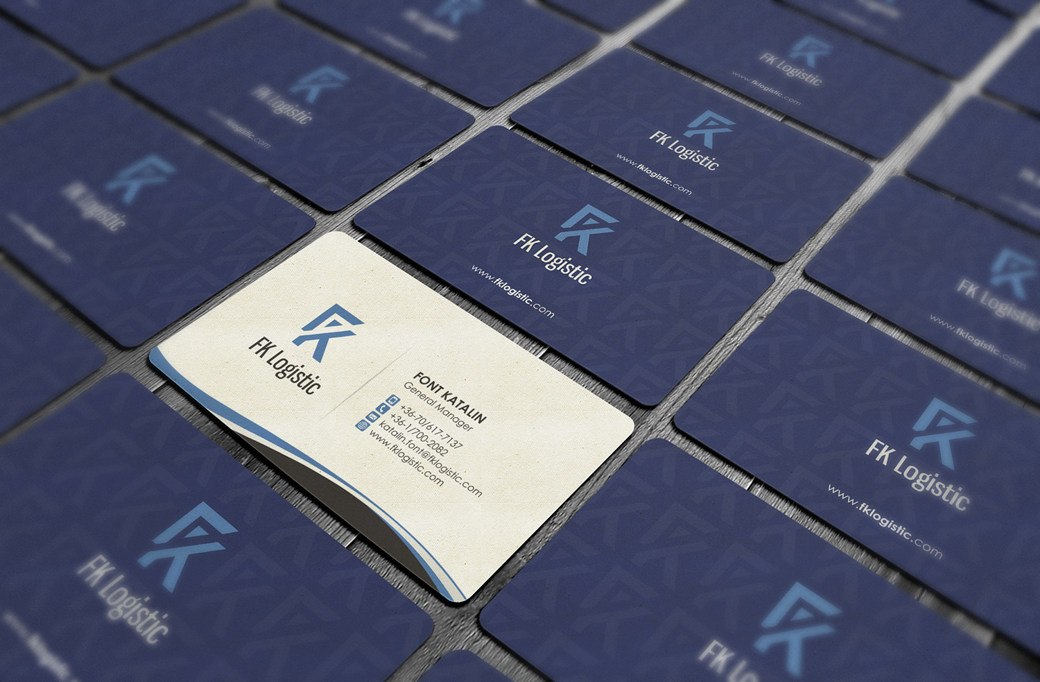 Business Card Design by logodentity for FK Logistic Hungary Kft | Design #8399526