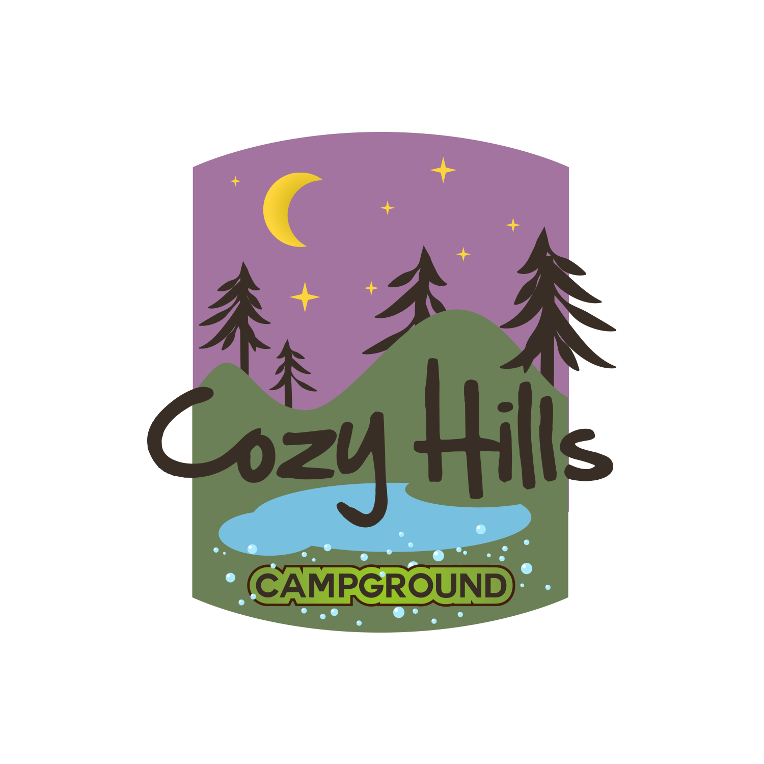 Logo Design by VinB for Cozy Hills Campground | Design #8507406