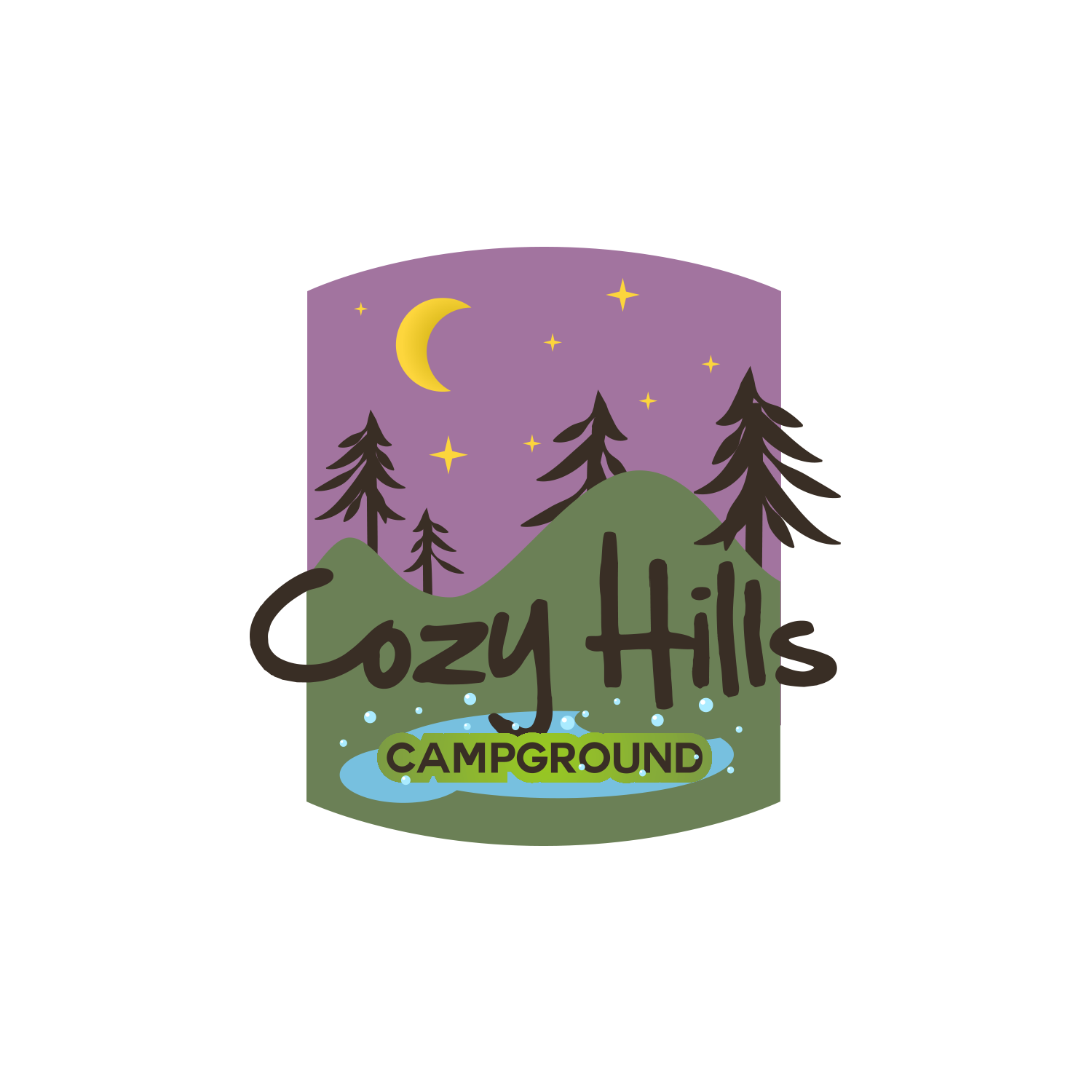 Design de Logo par VinB pour Cozy Hills Campground | Design #8527496