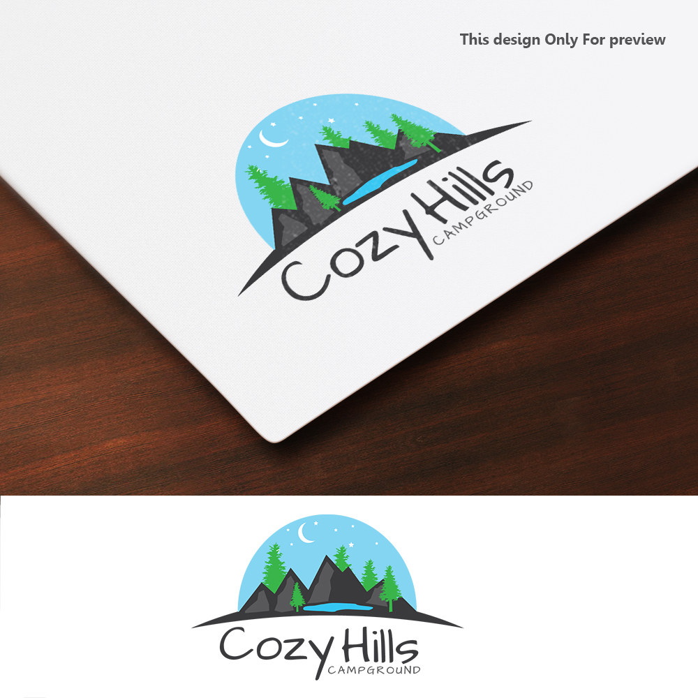 Diseño de Logo por Sathyakumar.G para Cozy Hills Campground | Diseño #8474802