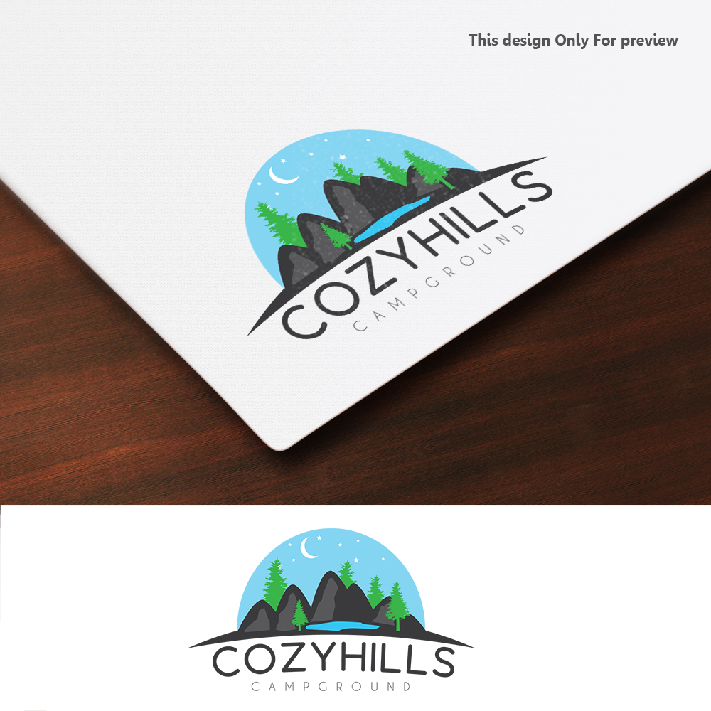 Logo Design by Sathyakumar.G for Cozy Hills Campground | Design #8506436