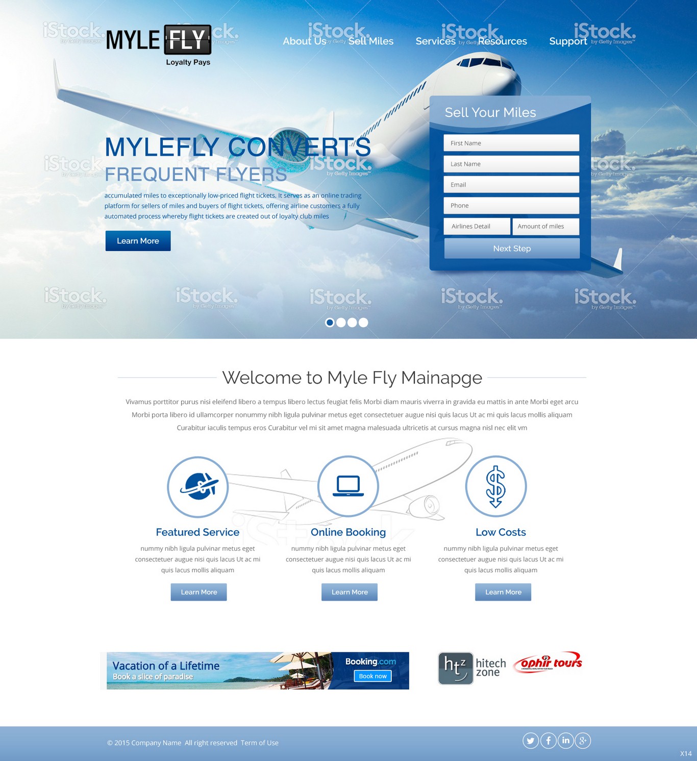 Web Design by pb for MyleFly | Design #8486222