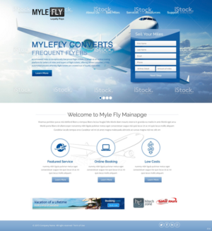 Web Design par pb pour MyleFly | Design : #8486222