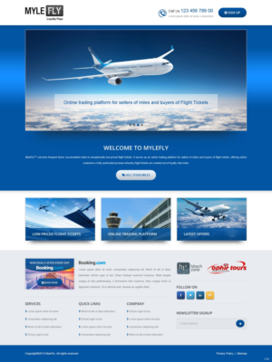 Web Design par pb pour MyleFly | Design : #8496505
