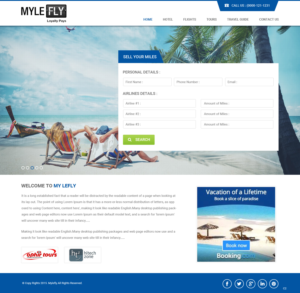 Web Design par pb pour MyleFly | Design : #8496507