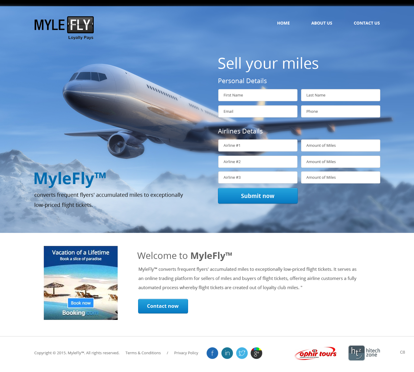Web Design by pb for MyleFly | Design #8506995