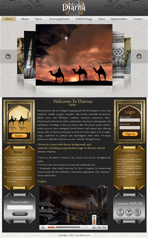 Design Wordpress par pb pour Digital Heritage Mapping, Inc. | Design : #411002