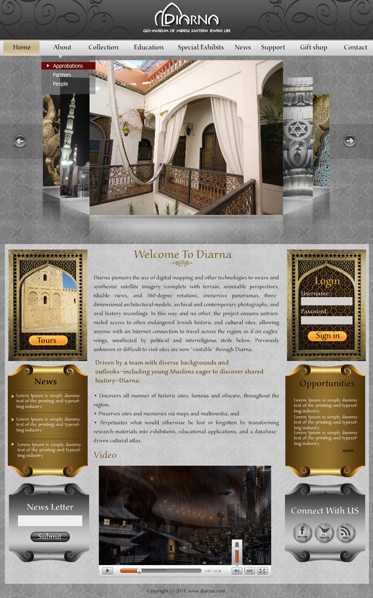 WordPress-Design von pb für Digital Heritage Mapping, Inc. | Design #427877