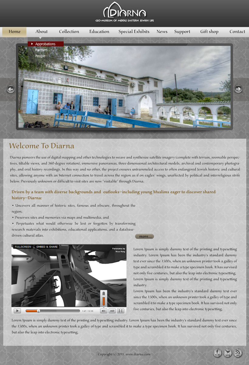WordPress-Design von pb für Digital Heritage Mapping, Inc. | Design #460789