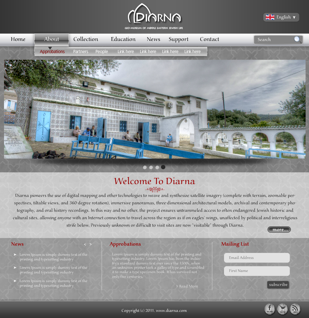 Design Wordpress par pb pour Digital Heritage Mapping, Inc. | Design : #467313