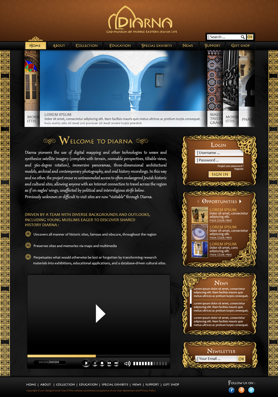 Design Wordpress par lirisnocif pour Digital Heritage Mapping, Inc. | Design #461255