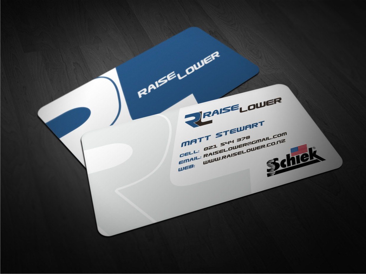Visitenkarten-Design von Atvento Graphics für Schiek NZ Ltd | Design #1977138