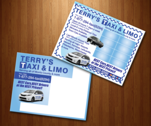 Postcard Design by Rohan Alexander for TERRY'S TAXI | Design: #8395917