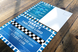 Postcard Design by lionx for TERRY'S TAXI | Design: #8407037