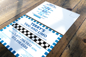 Postcard Design by lionx for TERRY'S TAXI | Design: #8407300