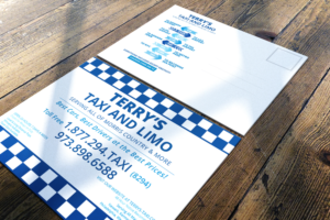 Postcard Design by lionx for TERRY'S TAXI | Design: #8407301