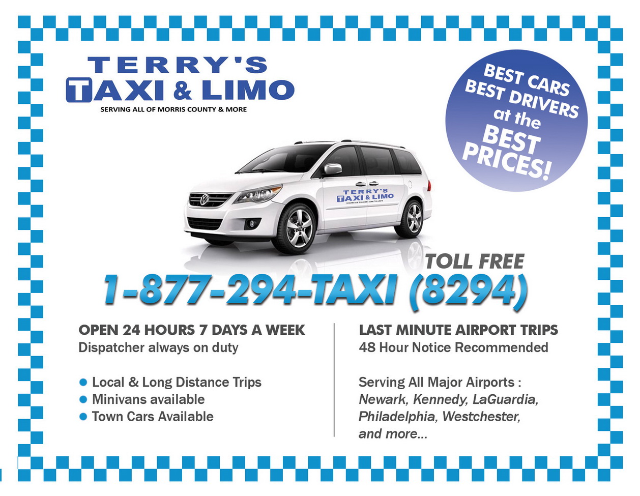 Postcard Design by christianpoetoe for TERRY'S TAXI | Design #8396907