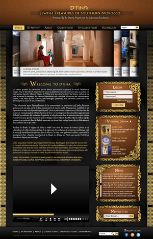 WordPress-Design von lirisnocif für Digital Heritage Mapping, Inc. | Design: #465701