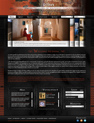 WordPress-Design von lirisnocif für Digital Heritage Mapping, Inc. | Design: #482847