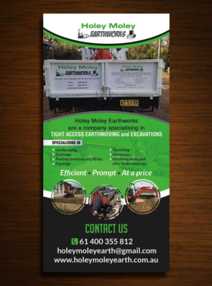 Design de Carte Postale par creative.bugs pour holey moley earthworks | Design : #8413199