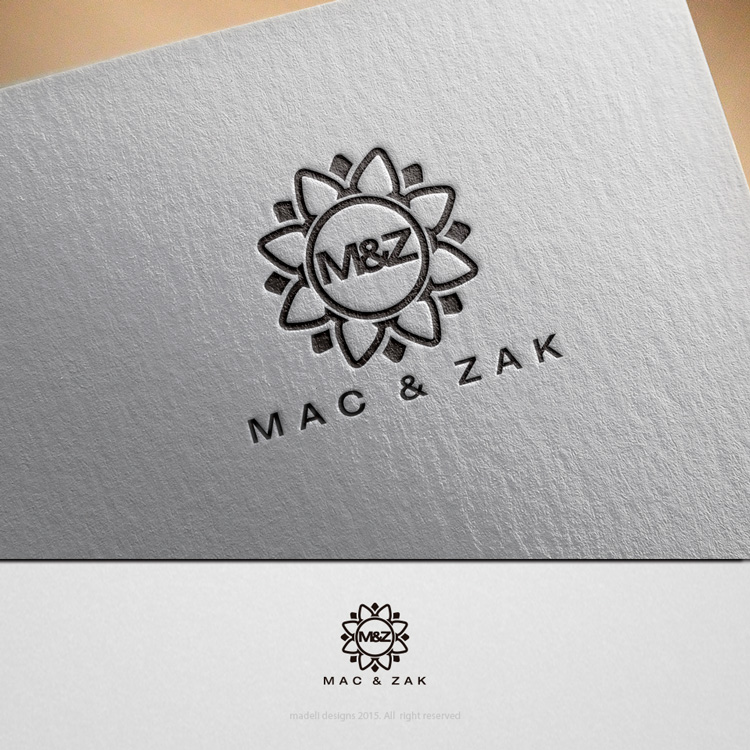 Logo Design by Alex Martin for Mac & Zak | Design #8723432