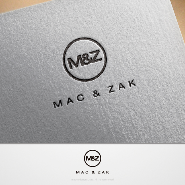 Logo Design by madeli for Mac & Zak | Design #9217165