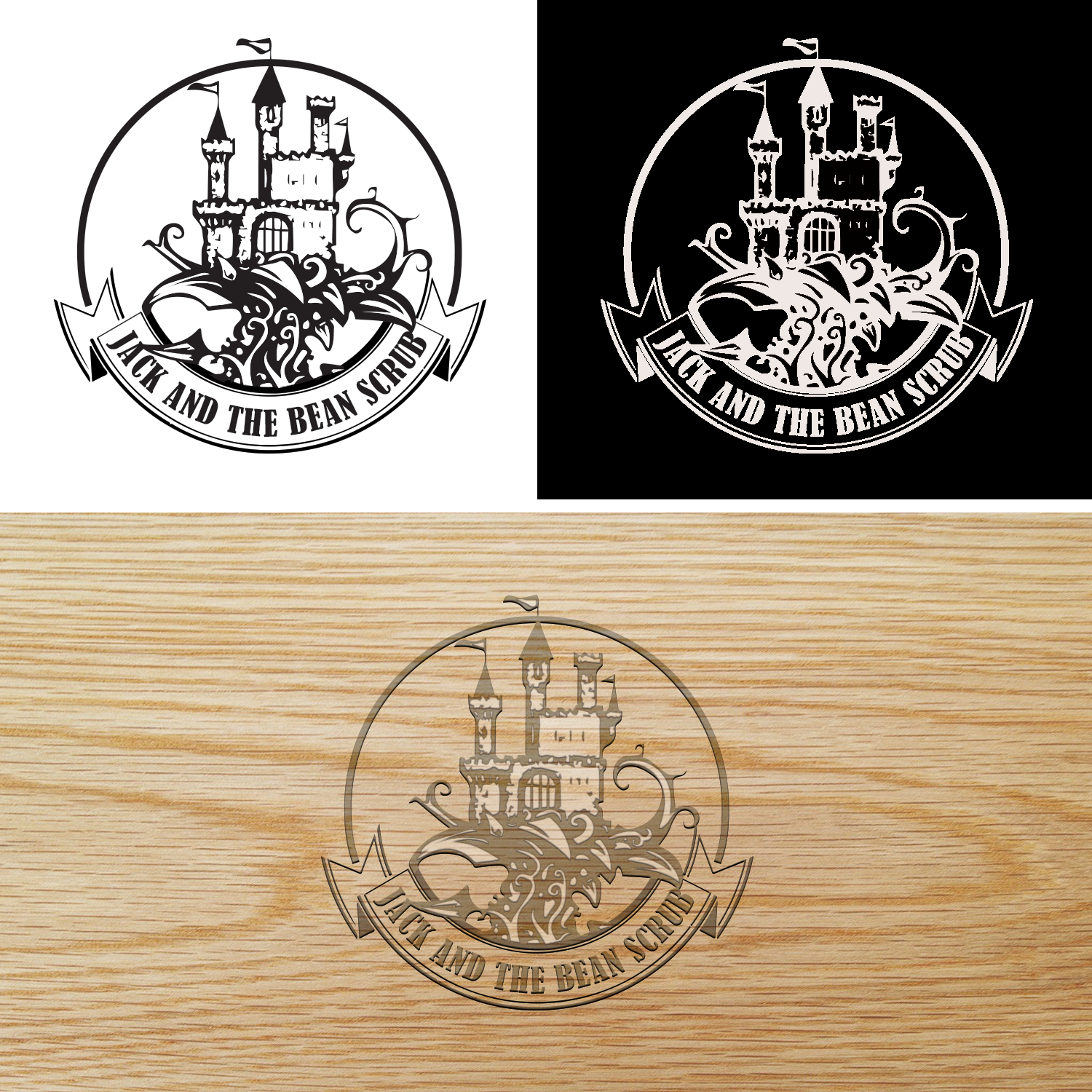 Logo Design by Neohiro for Jack and the bean scrub | Design #9168932