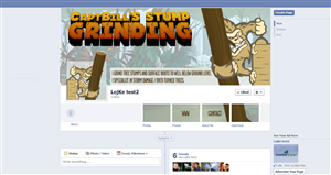 Facebook Design by lojke for CaptBill's Stump Grinding | Design #1979363