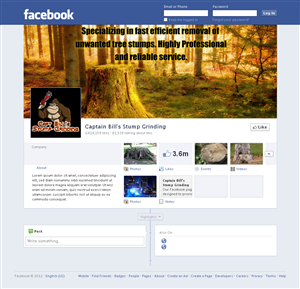 Diseño de Facebook por Sbss para CaptBill's Stump Grinding | Diseño: #2020658