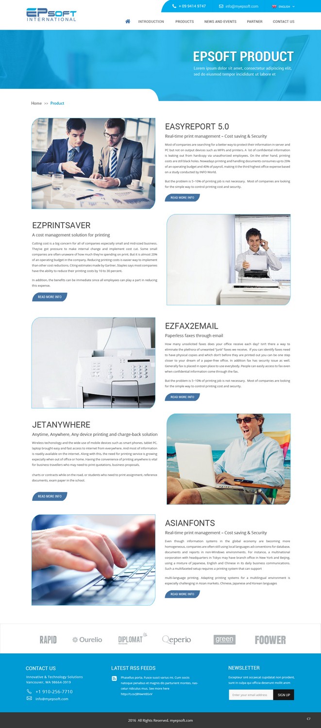 Web Design by pb for this project | Design #9310435