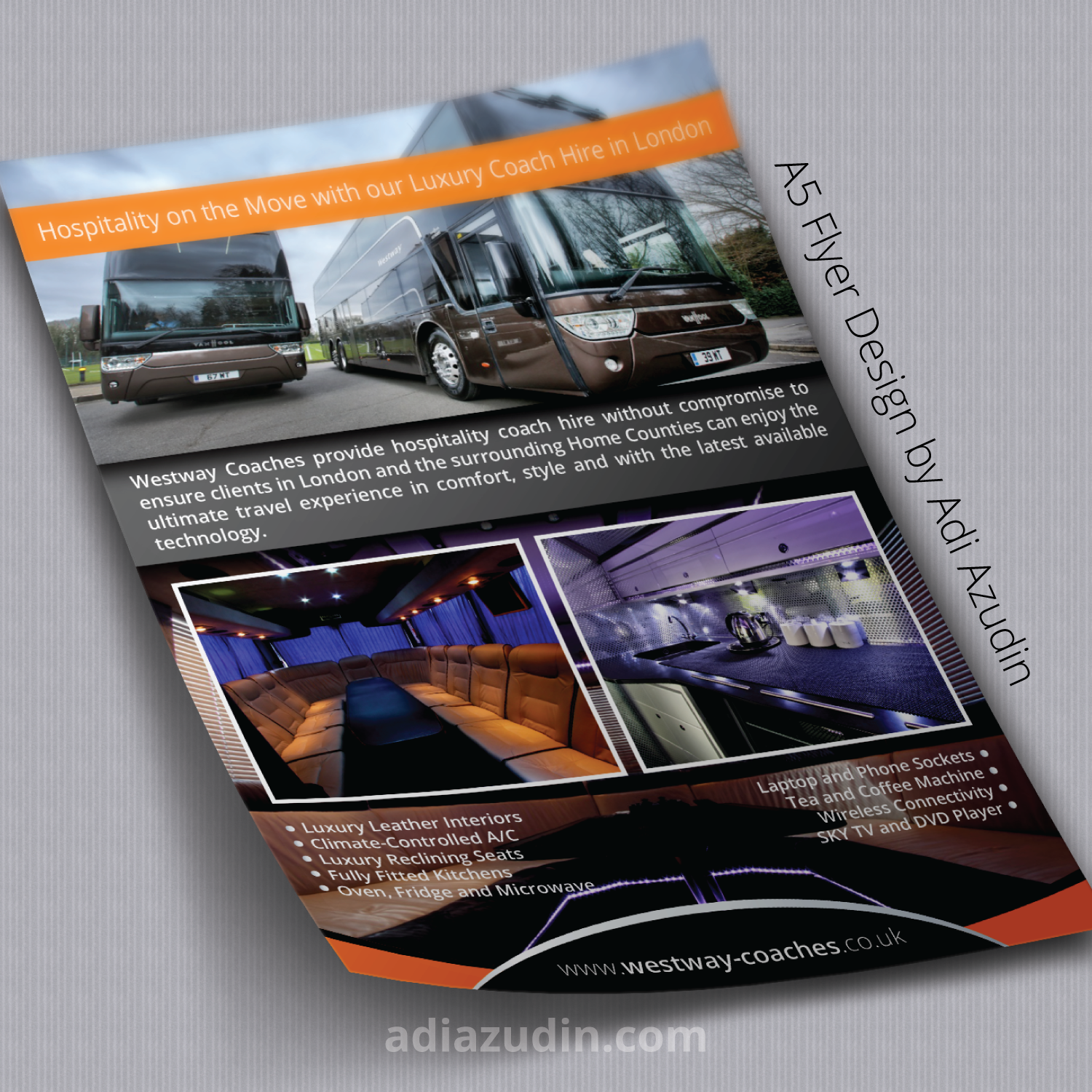 Flyer Design by adiazudin for Westway Coach Services | Design #8418596