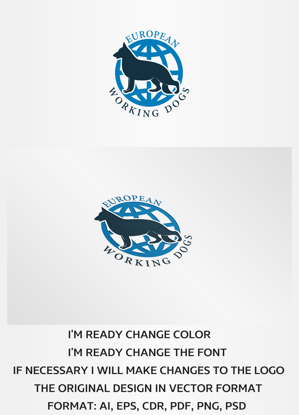 Diseño de Logo por artsterdam para European Working Dogs | Diseño #8403480