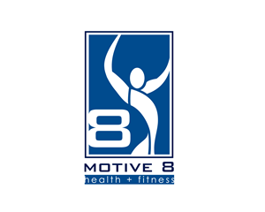 Logo Design by Perkins Design Studio for Motive8 Health & Fitness Concepts  | Design: #422814