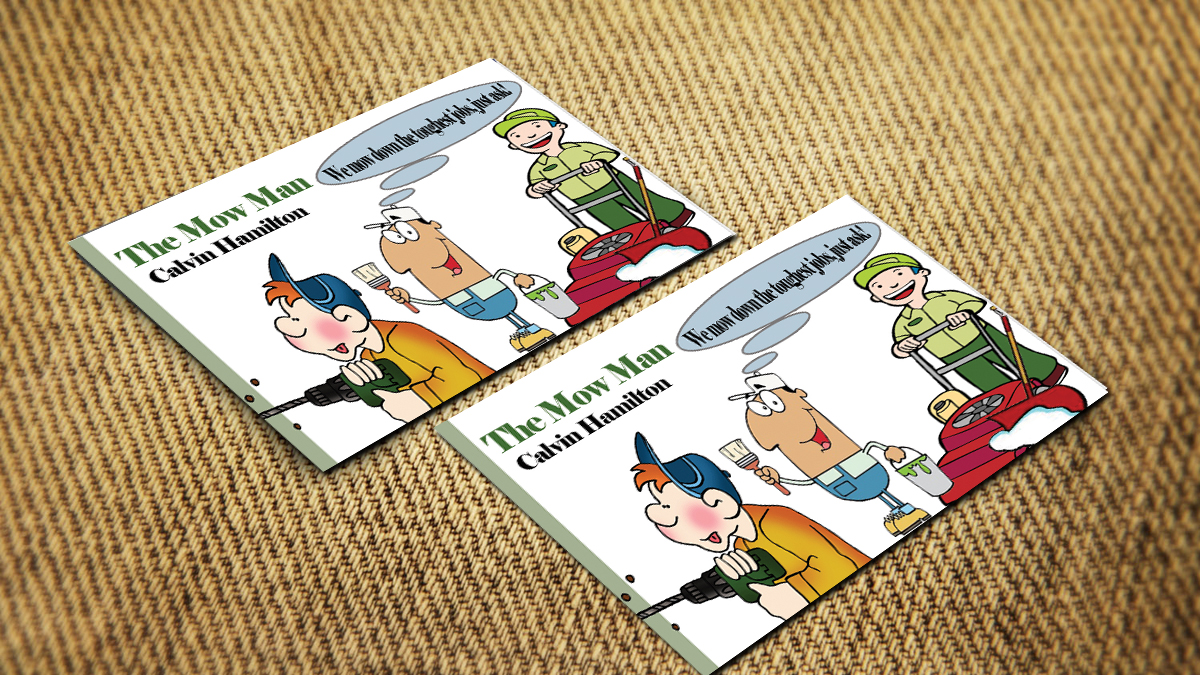 Business Card Design by Harshan for The Mow Man  | Design #1982494