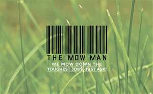 Visitenkarten-Design von Sarah Per für The Mow Man  | Design: #1982774