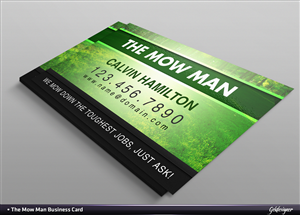 Business Card Design by gekgrfx for The Mow Man  | Design: #1981228
