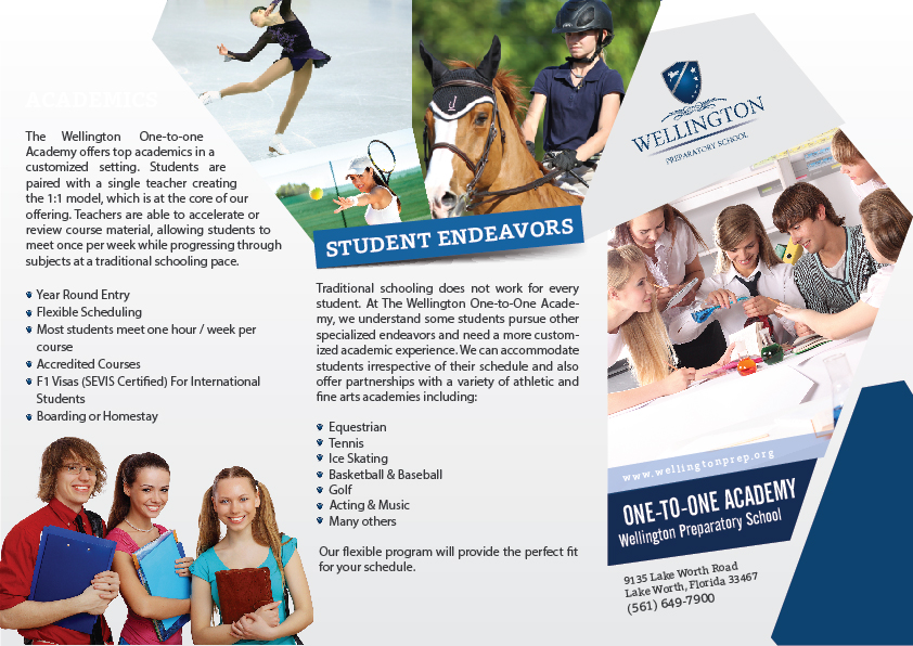 Flyer Design by CreativeKlub for Wellington Preparatory School | Design #8424759