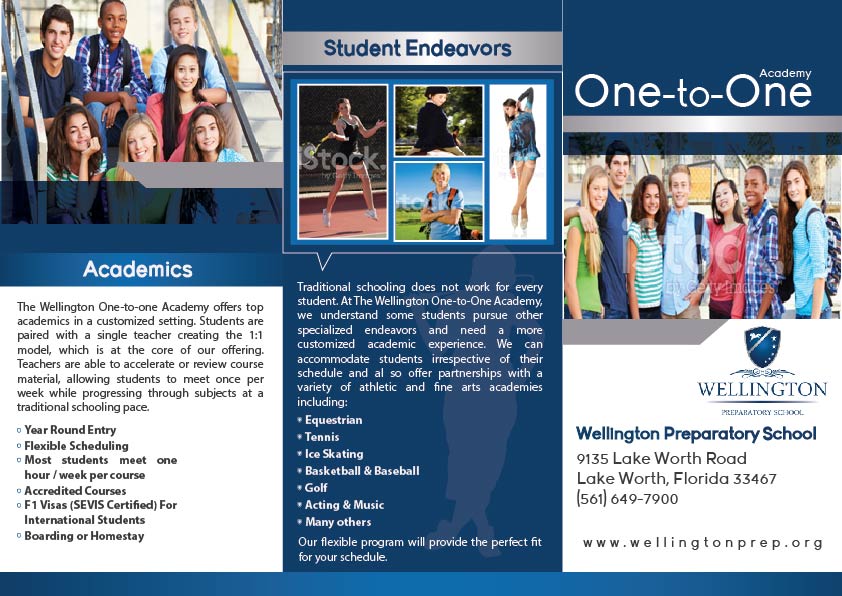 Flyer Design by Awais.Shahid for Wellington Preparatory School | Design #8433430