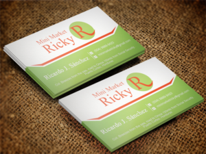 Business Card Design by Lanka Ama for Mini Market Ricky | Design: #8412836