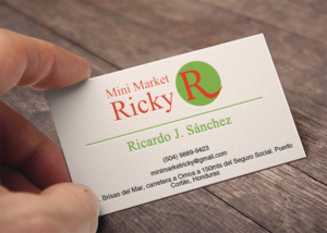 Business Card Design by Lanka Ama for Mini Market Ricky | Design: #8412838