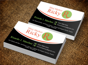 Business Card Design by Lanka Ama for Mini Market Ricky | Design: #8412846