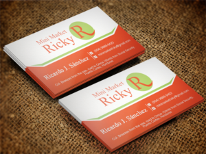 Business Card Design by Lanka Ama for Mini Market Ricky | Design: #8412848