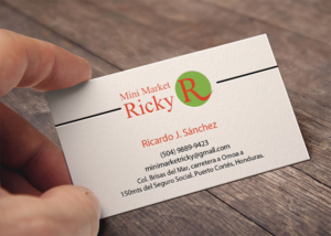 Business Card Design by Lanka Ama for Mini Market Ricky | Design: #8412864