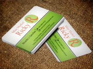 Business Card Design by Lanka Ama for Mini Market Ricky | Design: #8412866