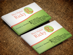 Business Card Design by Lanka Ama for Mini Market Ricky | Design: #8412873
