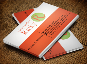 Business Card Design by Lanka Ama for Mini Market Ricky | Design: #8412876