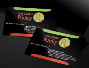 Business Card Design by Lanka Ama for Mini Market Ricky | Design: #8412877